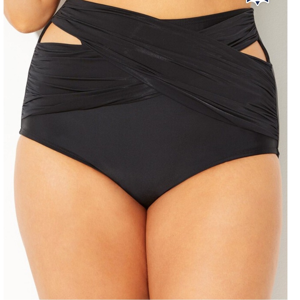 Black Women's Swim Bottom